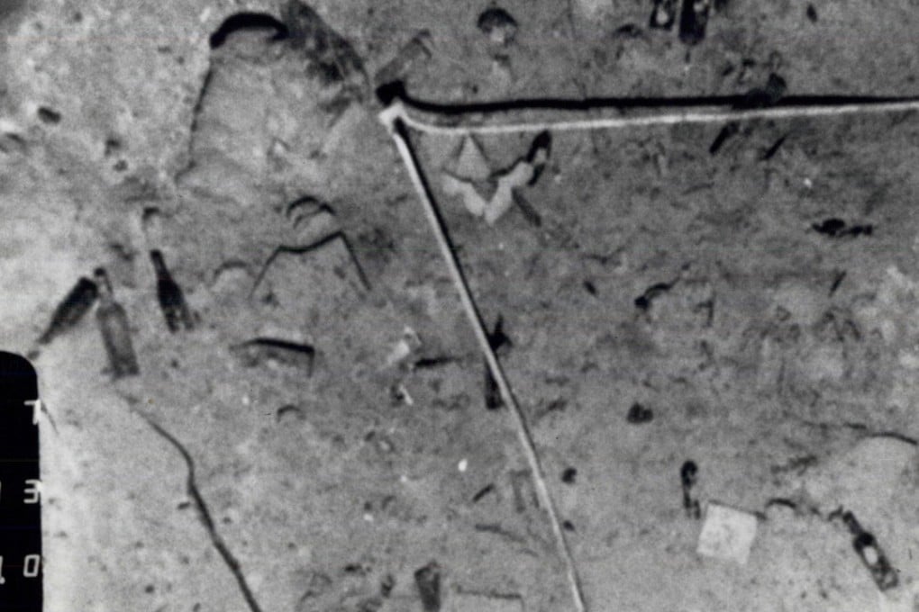 Bottles of wine, primarily French bordeaux, litter the bottom of the Atlantic Ocean near the remains of the luxury liner Titanic, more than 12,000 feet below the surface. Picture: Alamy