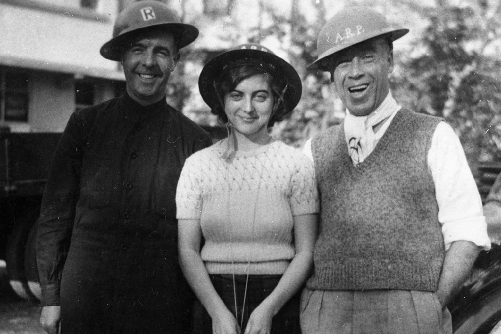 Barbara Anslow (centre) with friends on the morning of December 25, 1941, the day Hong Kong surrendered. Pictures: courtesy of Barbara Anslow