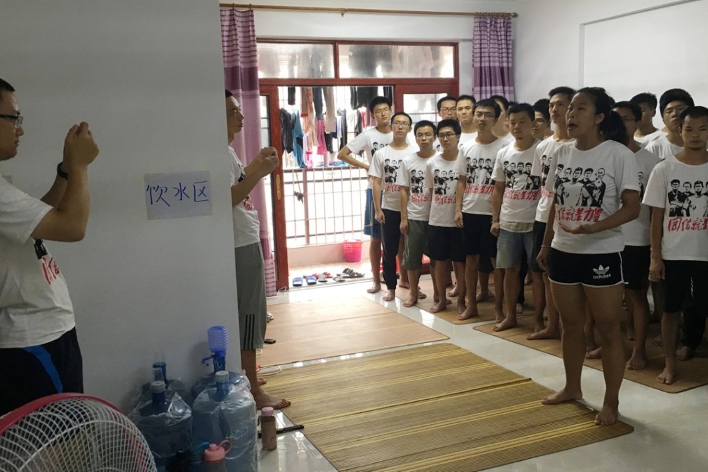 Student activists and others supporting factory workers seeking to form a labour union are seen in a flat in Huizhou, near Shenzhen, on Thursday. Photo: Reuters