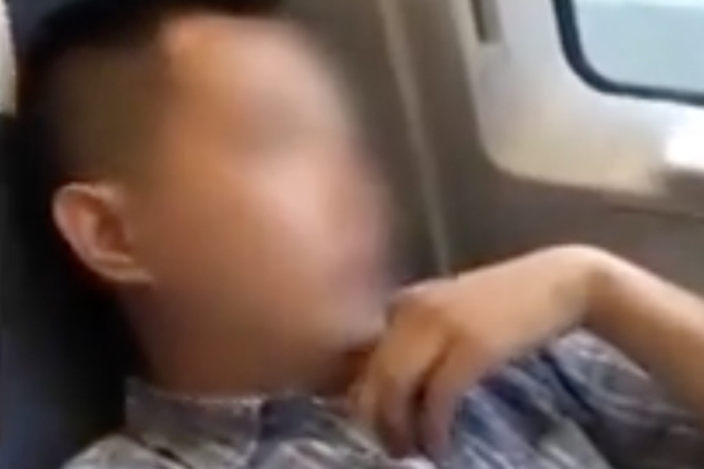 The passenger had fallen asleep a seat someone else had reserved. Photo: Sina