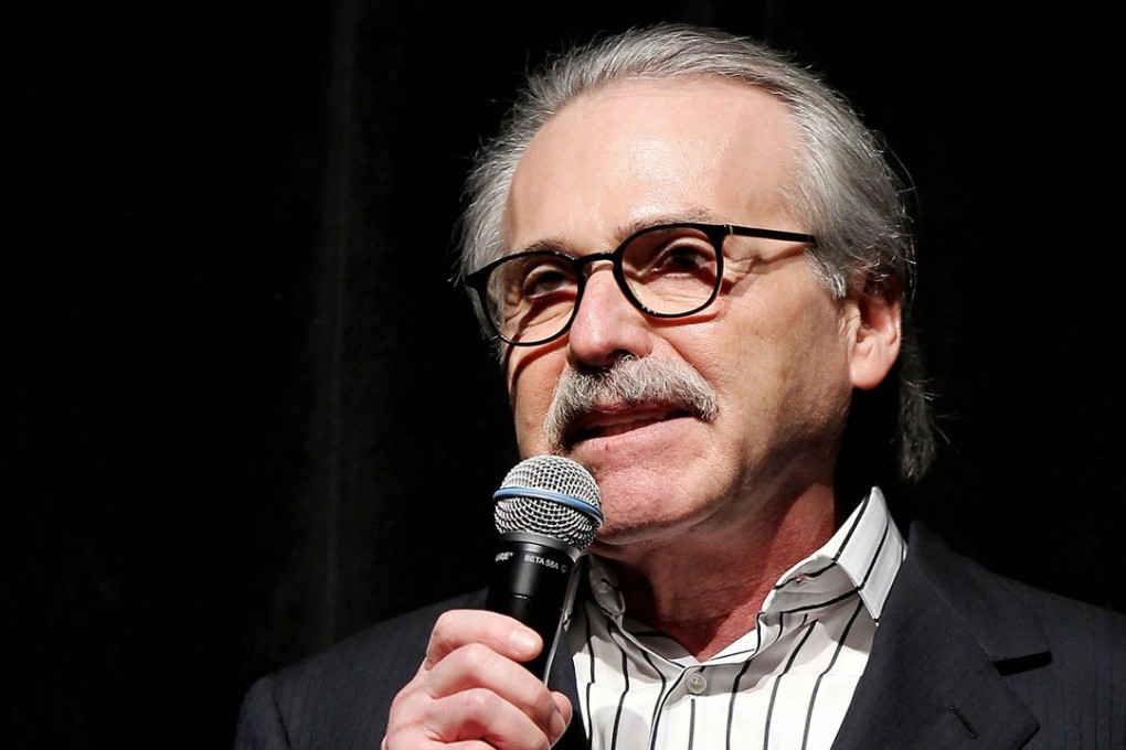 David Pecker, Chairman and CEO of American Media, which publishes the ‘National Enquirer’ tabloid, is a long-time friend and supporter of Donald Trump. Photo: AP