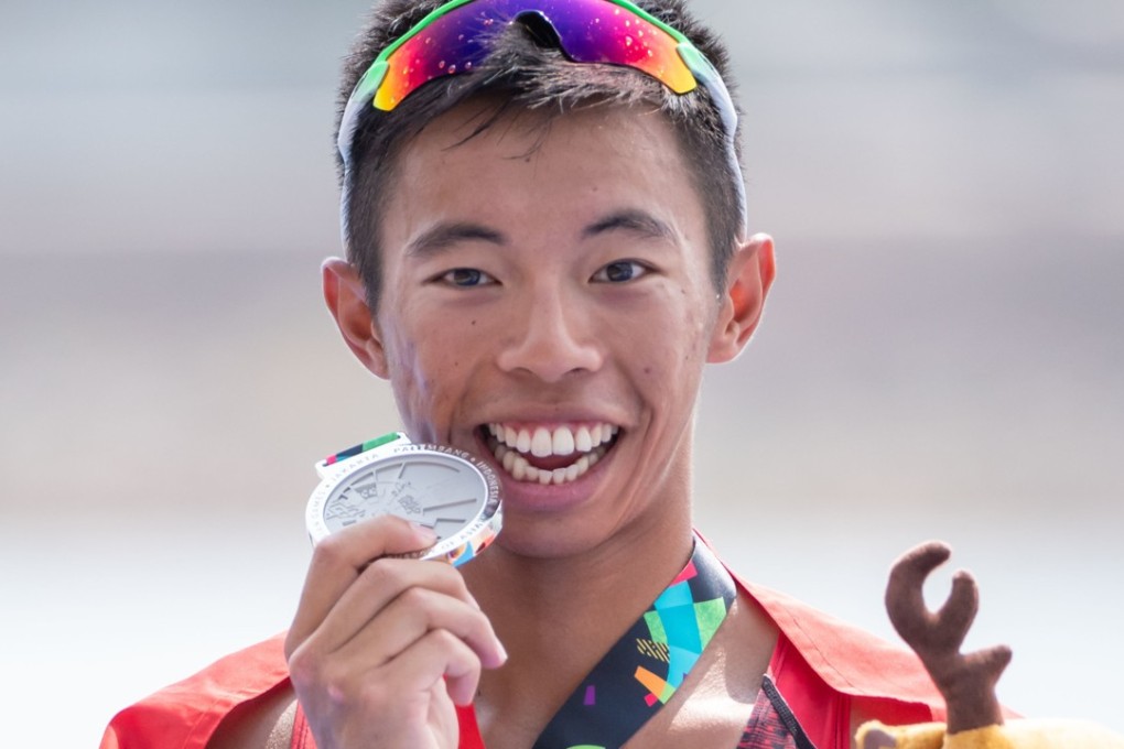 Chiu Hin-chun with his silver medal. Photo: SF&OC