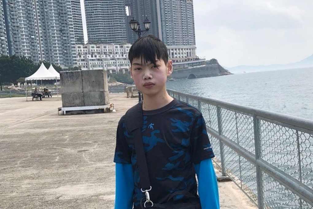 Yeung Chin-kwun, 12, is the first patient with single ventricle disease in Hong Kong to receive a ventricular assist device implant. Photo: Handout