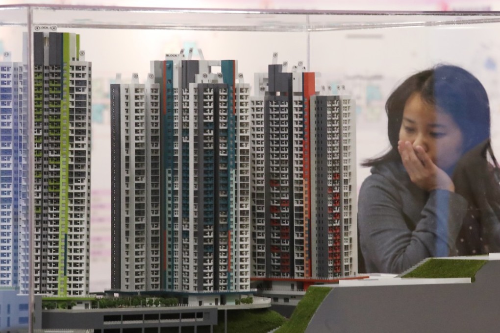 Applications open for Home Ownership Scheme flats in Lok Fu, Kowloon, in March 2017. When Chief Executive Carrie Lam took office in July last year, she pledged to help more Hongkongers, especially young families, become homeowners. Photo: Nora Tam