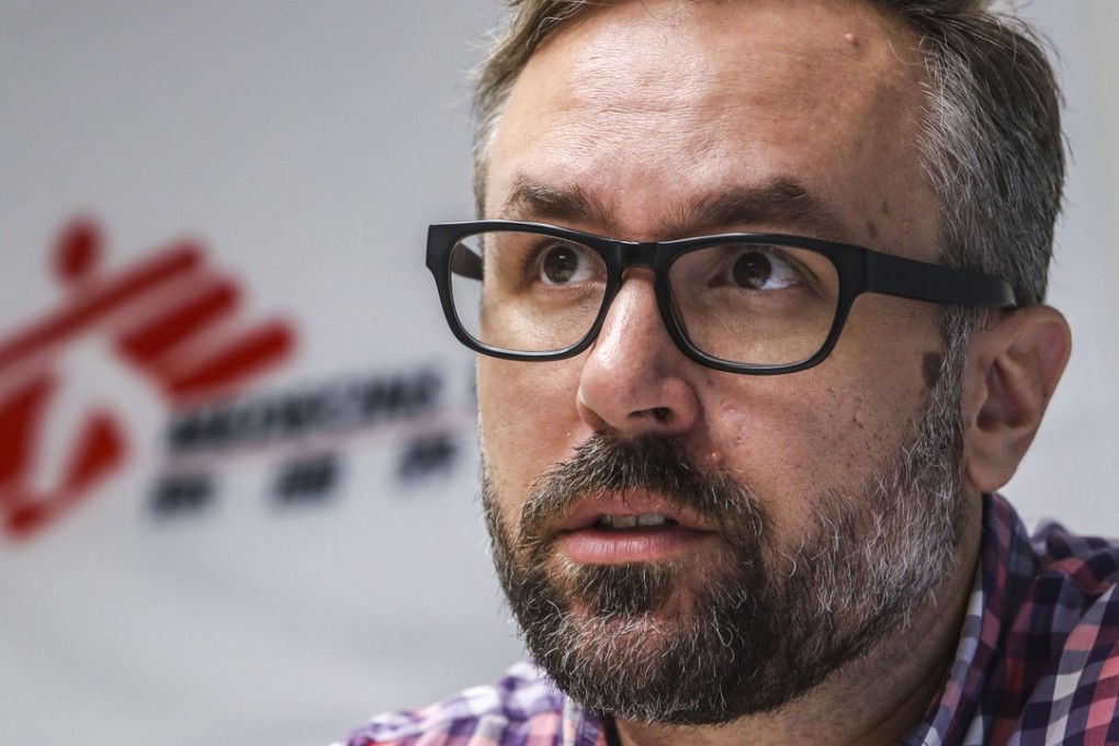 Pavlo Kolovos, head of mission for Medicins Sans Frontieres in Bangladesh. Photo: Winson Wong