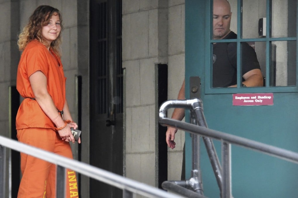 Reality Winner arrives at a courthouse in Augusta, Georgia on Thursday. Photo: The Augusta Chronicle via AP