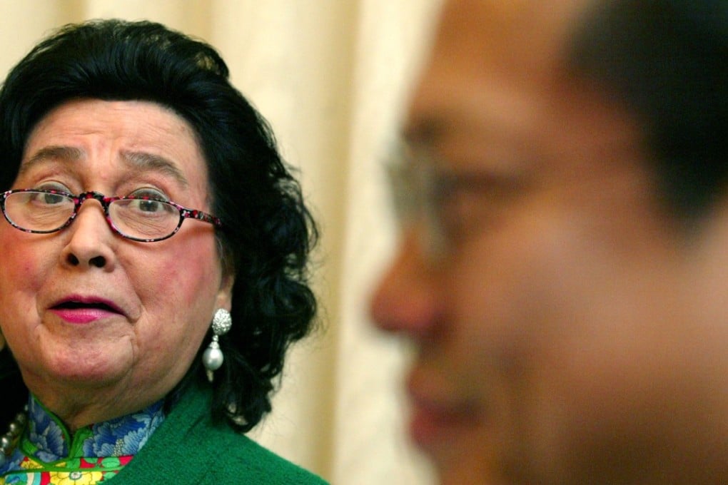 Winnie Ho at a press conference at Conrad Hotel in Admiralty in 2006. Photo: Jonathan Wong