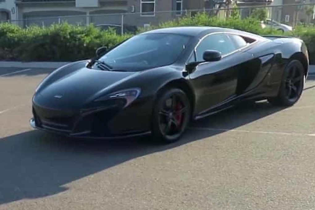 A screengrab of McSkillet’s McLaren supercar from his YouTube channel.