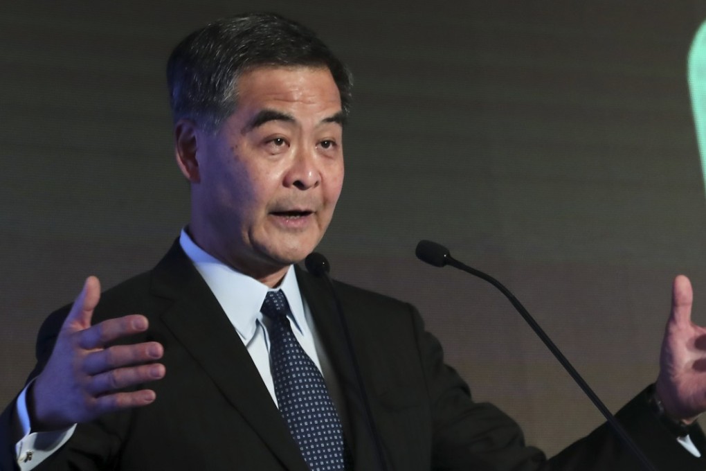 Former chief executive of Hong Kong, Leung Chun-ying, has a history of threatening and filing defamation suits against the media and his critics. Photo: Jonathan Wong