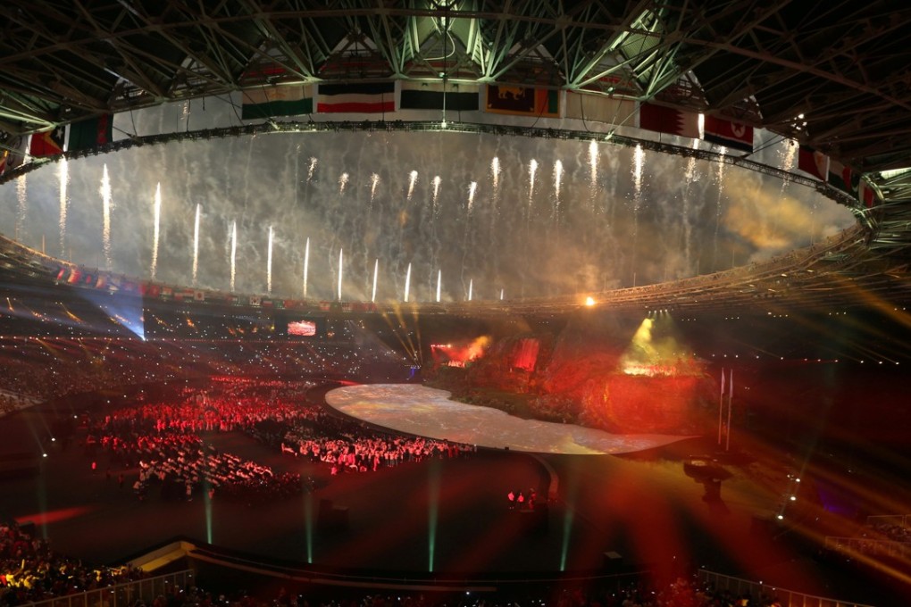 The spectacular 2018 Asian Games opening ceremony was widely praised. Photo: Reuters