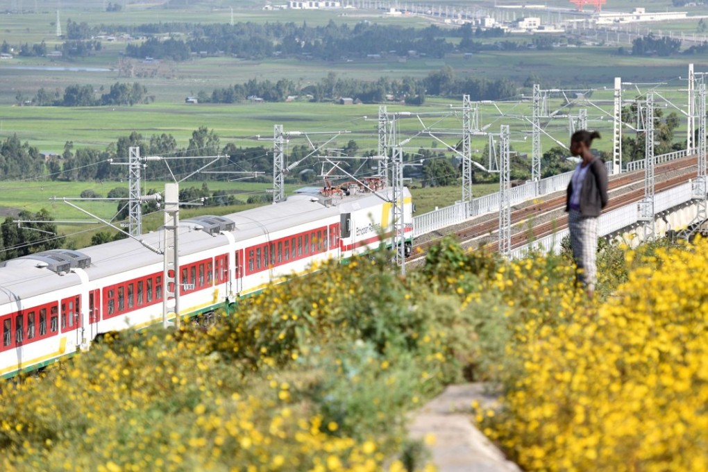 The Ethiopia-Djibouti railway was built by Chinese firms as part of the belt and road plan. Photo: Xinhua