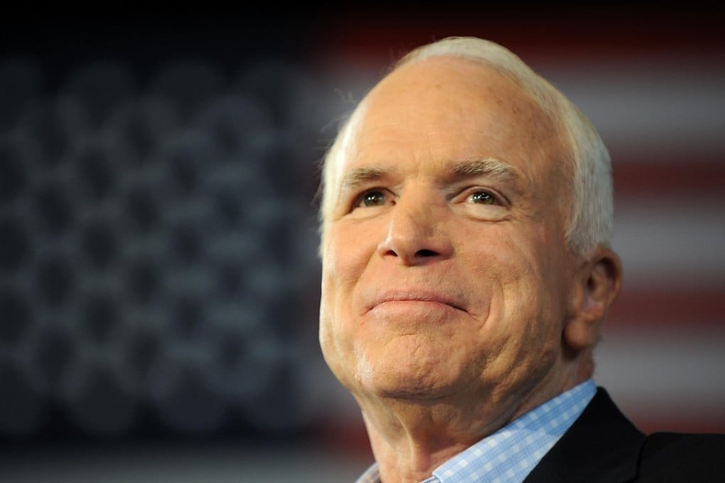 John McCain in 2008. Photo: AFP