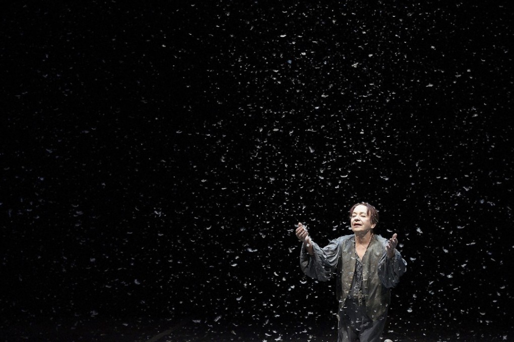 British artist Lindsay Kemp on stage in 2016. Photo: EPA