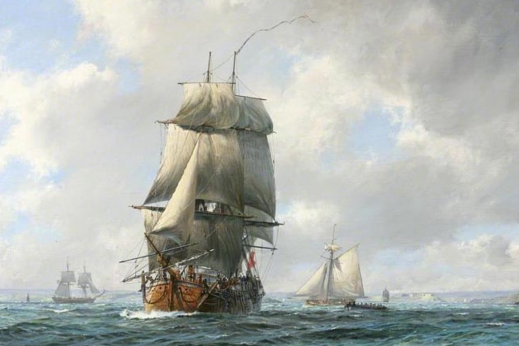 A vintage painting of The Endeavour, the ship Captain James Cook sailed to Australia and New Zealand from 1768 to 1771 and which still had a part to play in history years after its famous voyage.