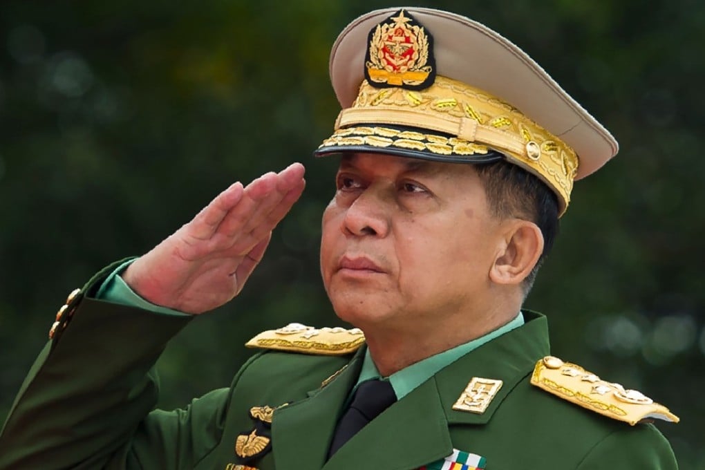 Myanmar’s Chief Senior General Min Aung Hlaing. Photo: AFP
