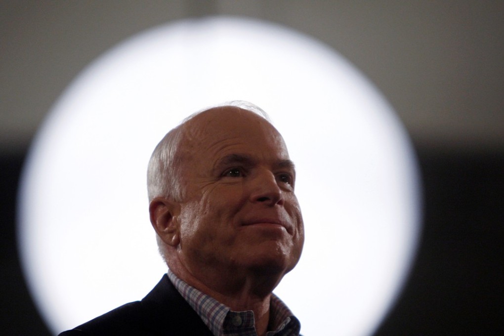 US Republican Senator John McCain is seen in 2008. Photo: Reuters
