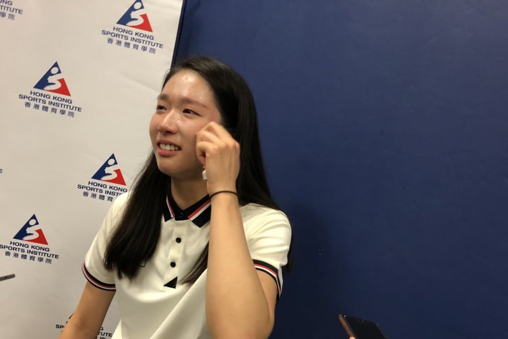 Hong Kong fencer Vivian Kong before departing for the Asian Games in Indonesia, where she won two medals. She credits a vegan diet for her improved training and performance. Photo: Chan Kin-wa
