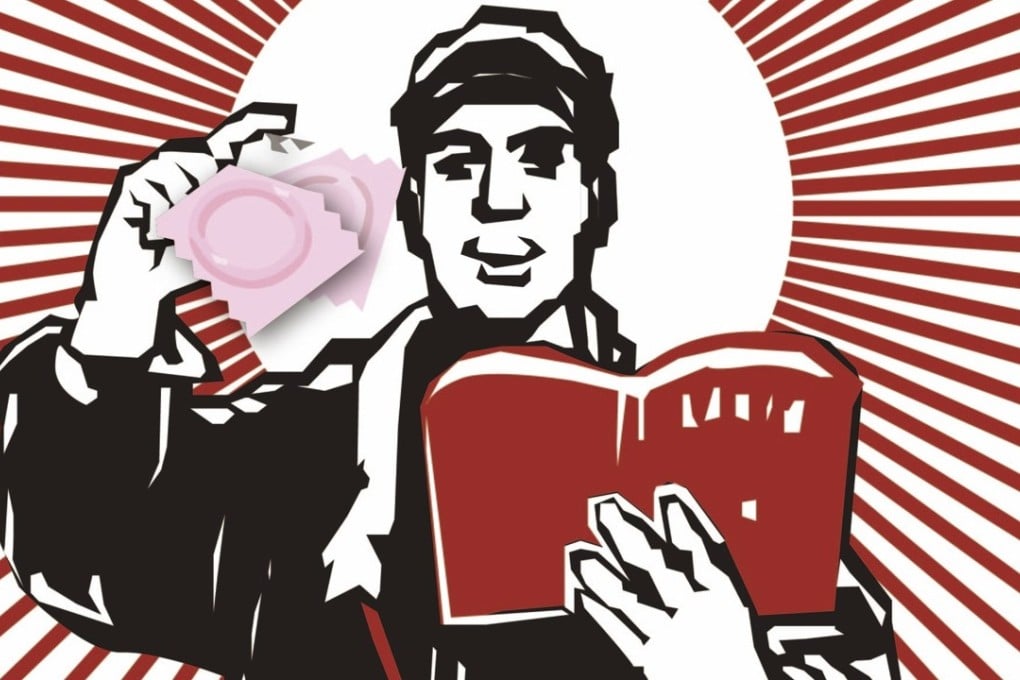 One of the Aids awareness campaign images which had the slogan: ‘Sailing through the sea needs sailors; health life relies on condoms.’ Photo: Handout