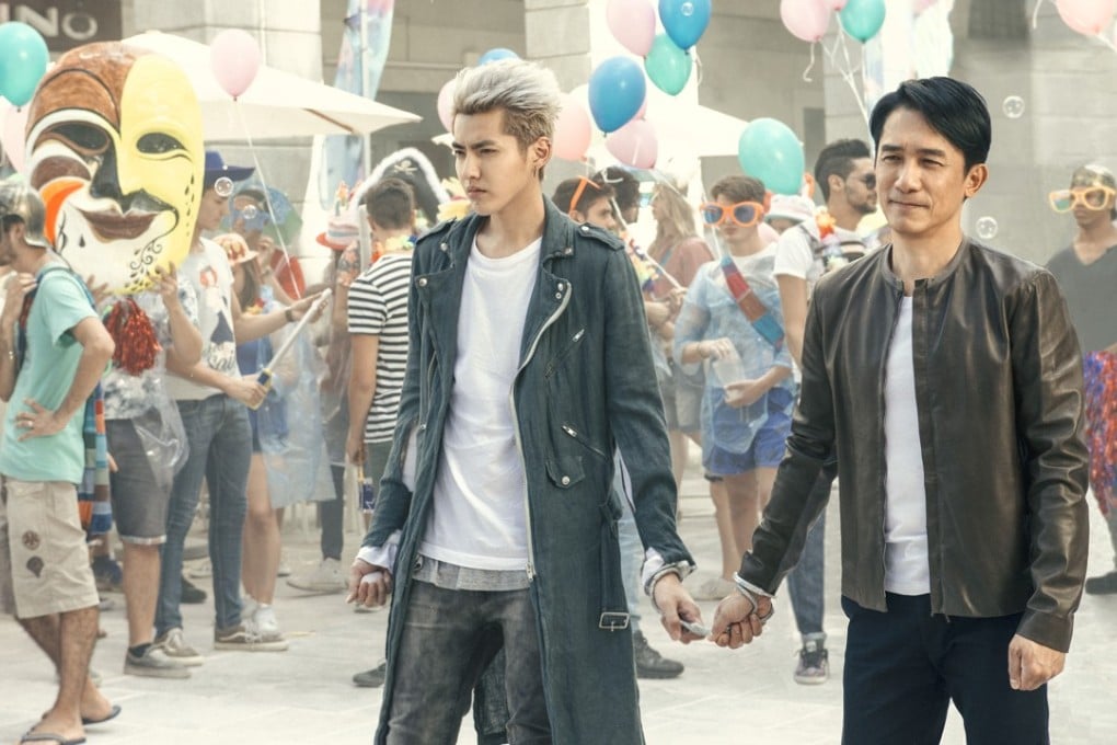 Tony Leung (right) and Kris Wu in a still from Europe Raiders (category IIA; Cantonese, English), directed by Jingle Ma. Tiffany Tang co-stars