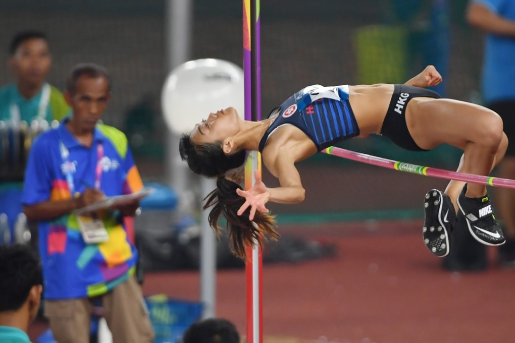 Cecilia Yeung Man-wai in action at the 2018 Asian Games. Photo: Hong Kong Olympic Committee