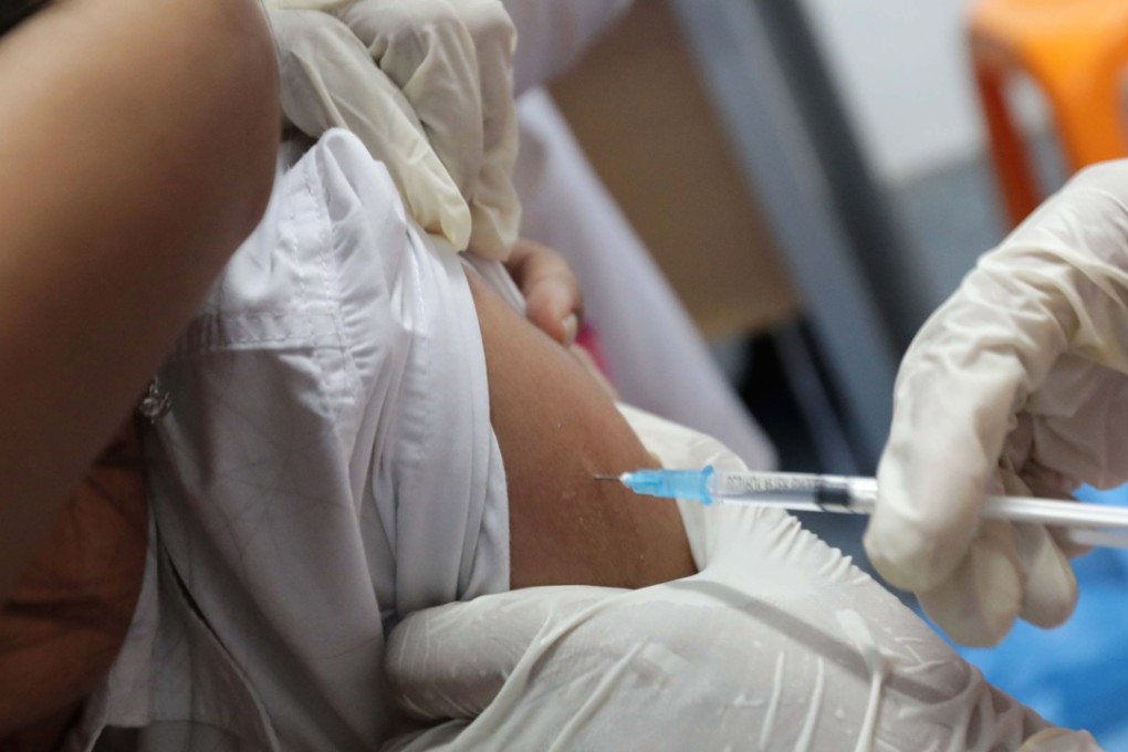 The MR vaccine contains negligible traces of pork gelatin to stabilise the medicine against the effects of temperature. Photo: EPA