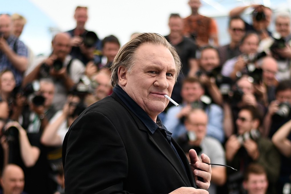 French actor Gerard Depardieu poses during a photocall for the film “Valley of Love” at the 2015 Cannes Film Festival in Cannes, southeastern France. Photo: Agence France-Presse