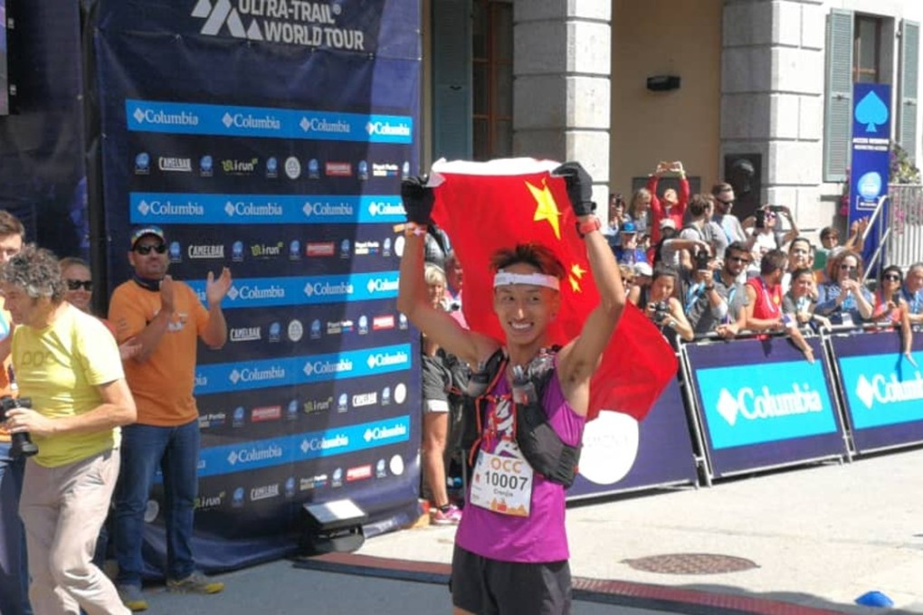Jia Erenjia becomes the first Chinese runner to win any event at the UTMB. Photos: Pavel Toropov