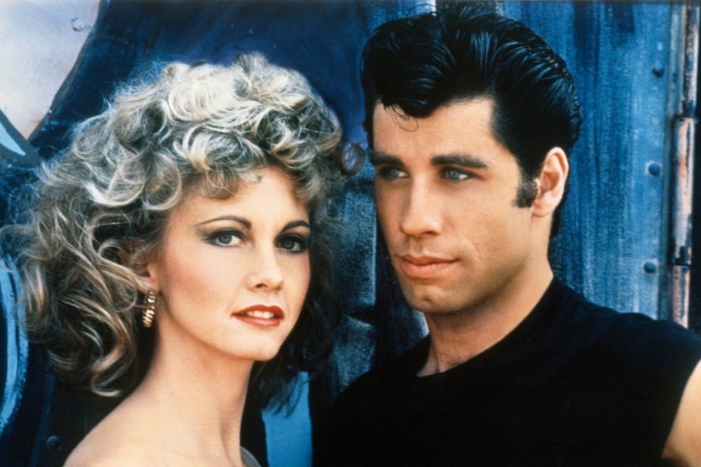 John Travolta and Olivia Newton-John in Grease (1978).