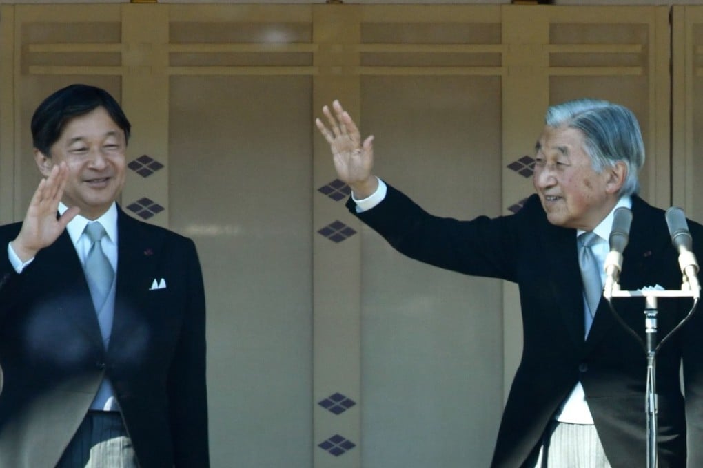 Emperor Akihito (right) and Crown Prince Naruhito. Photo: AFP