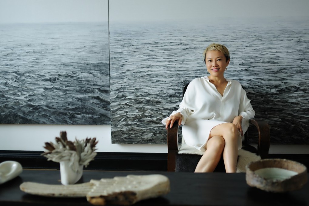 Fashion designer Han Feng in her Shanghai home. Photo: Min Chenxuan