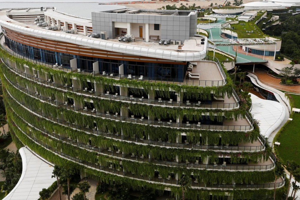A newly built hotel that forms part of the Forest City development, where foreign ownership of units is being re-examined. Photo: Reuters
