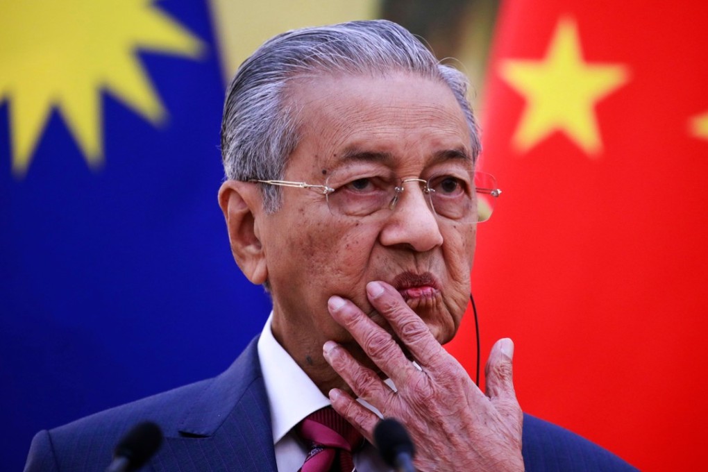 Malaysian Prime Minister Mahathir Mohamad at a news conference at the Great Hall of the People during his trip to Beijing last week. He seems intent on recasting his nation’s relationship with China. Photo: AFP