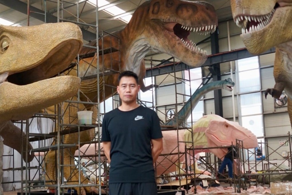 Gengu Longteng Science & Technology chief executive Guo Qihong in his company’s painting workshop. Picture: Steven Ribet