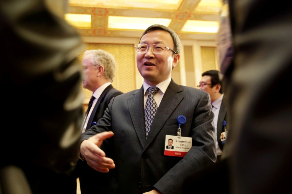 Chinese Commerce Vice-Minister Wang Shouwen. Photo: Reuters