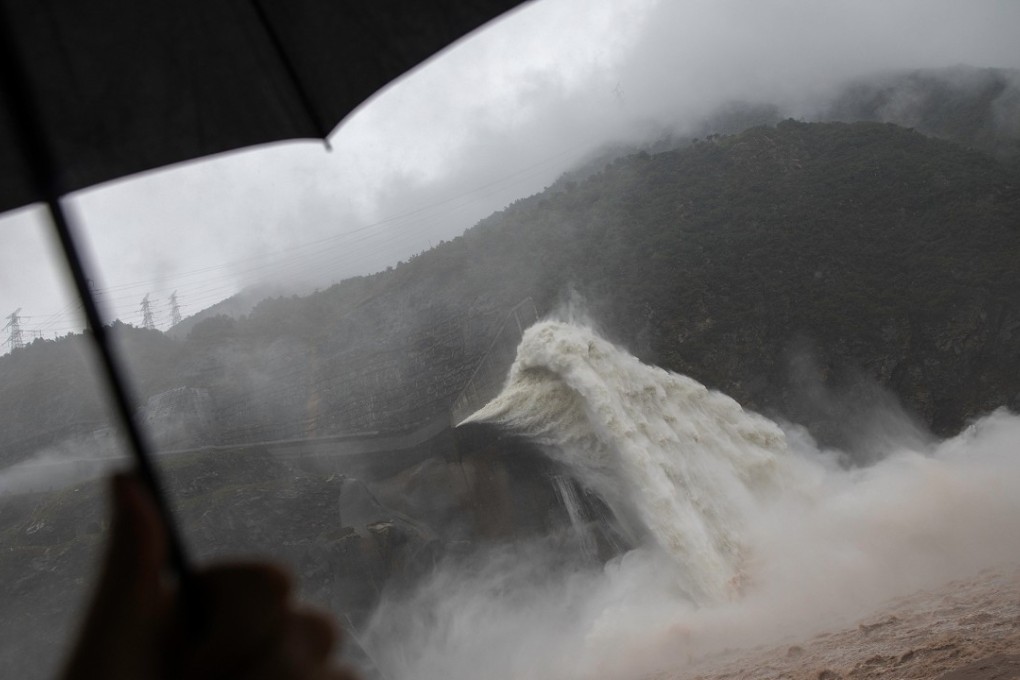 Water is released at the Pubugou Dam on the Dadu river, in China’s Sichuan province. Pictures: Reuters/Damir Sagolj