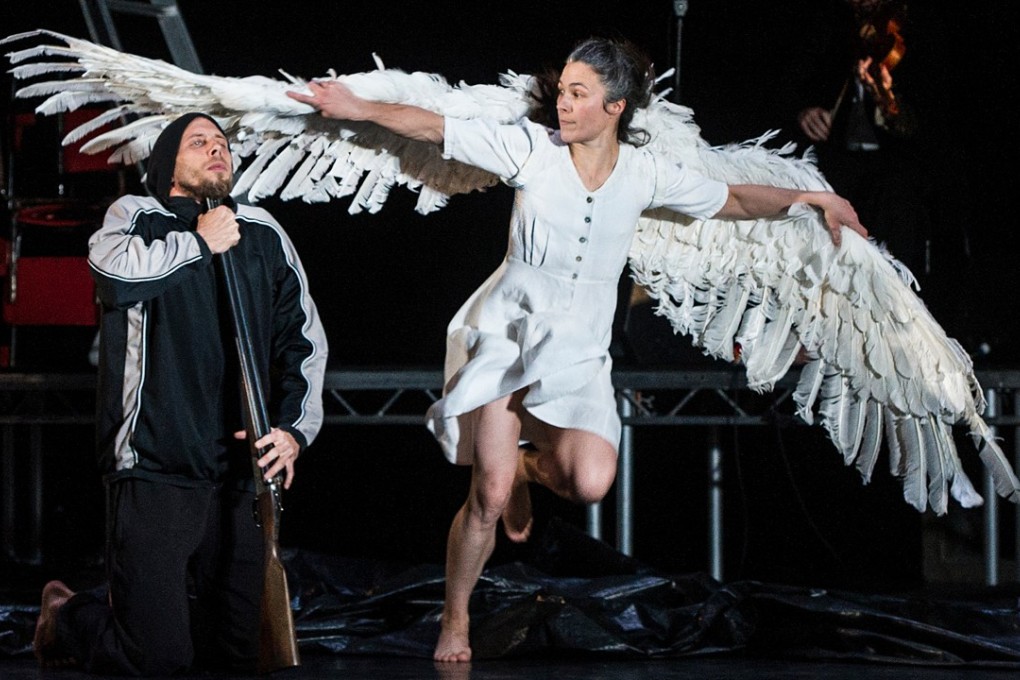 A scene from Michael Keegan-Dolan’s acclaimed reimagining of ‘Swan Lake’, performed by the Irish theatre dance company Teac Damsa, which will be performed in Hong Kong in November at the New Vision Arts Festival. Photo: Foteini Christofilopoulou.