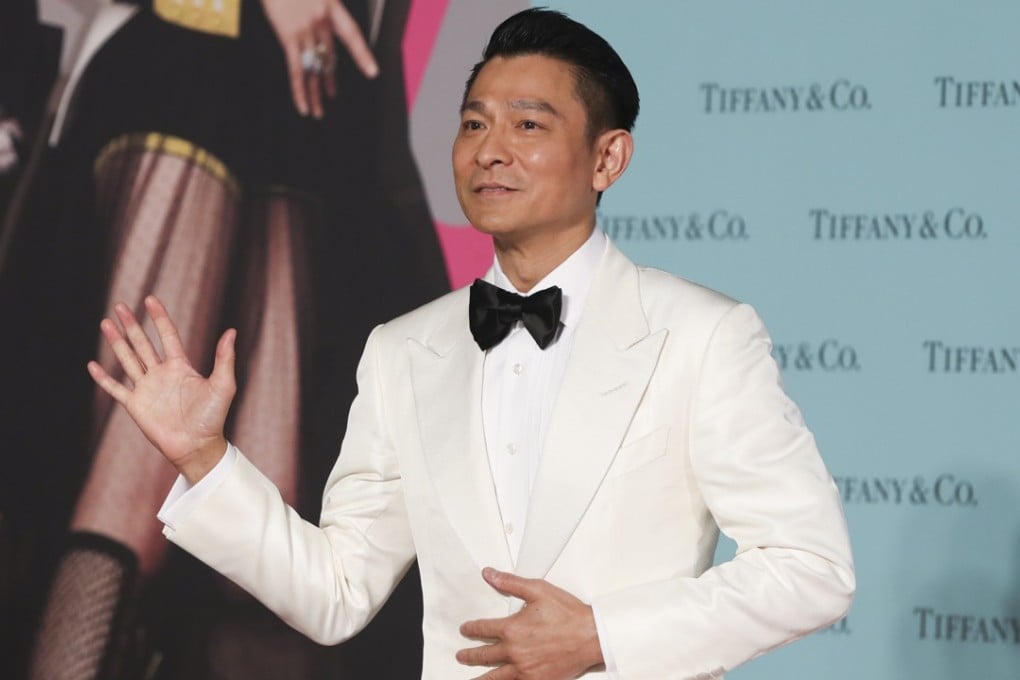 Canto-pop star Andy Lau on the red carpet of the Hong Kong Film Awards in Tsim Sha Tsui. Photo: Edward Wong