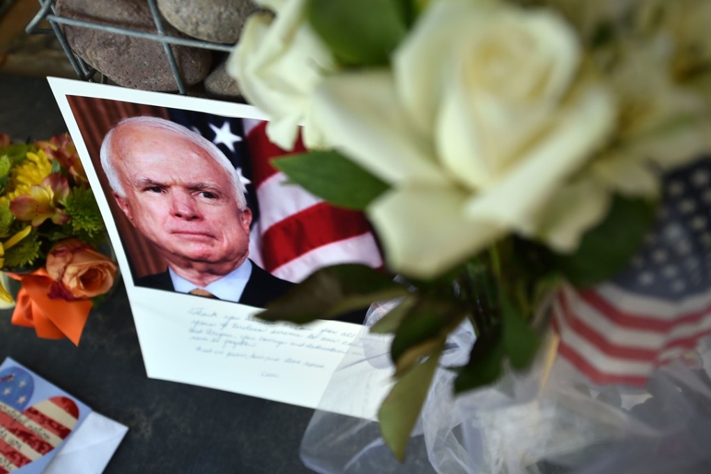 The Vietnam war veteran and six-term Arizona senator lost his final battle against brain cancer at the age of 81. Photo: AFP