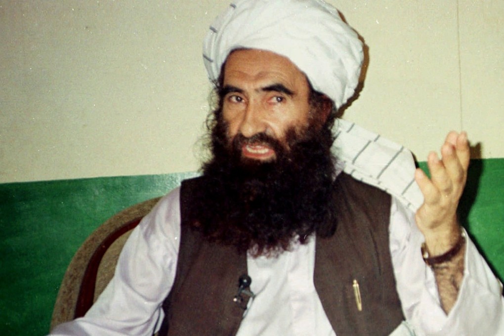 Jalaluddin Haqqani, founder of the militant group the Haqqani network, in 1998. File photo: AP