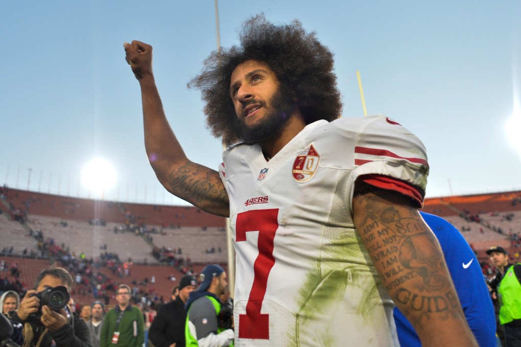 Nike defies Trump s ire by embracing NFL s kneeling Colin Kaepernick new face of Just Do It campaign South China Morning Post