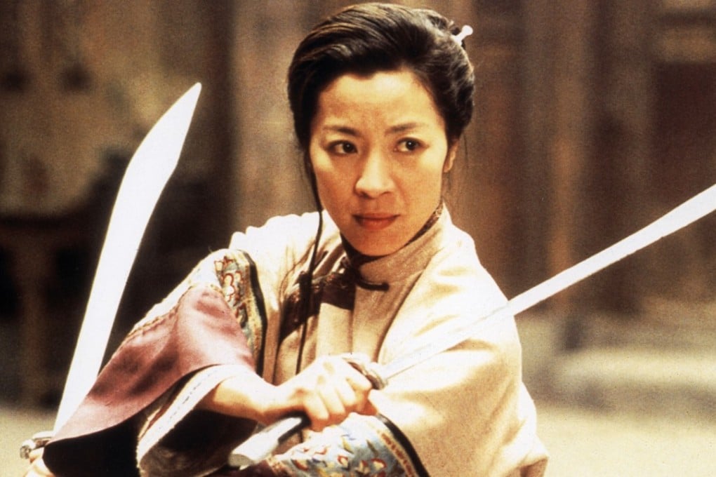 Michelle Yeoh, who plays a stylish and uptight society matron in Crazy Rich Asians, starred as a warrior in Ang Lee’s 2000 film, Crouching Tiger Hidden Dragon. Photo: Alamy