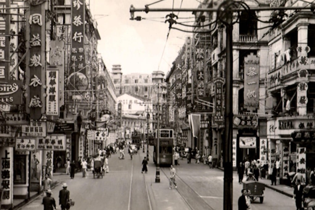 Des Voeux Road, in Hong Kong, in 1930, around the time that British author Stella Benson was documenting her experience of life in the colony. Picture: Alamy
