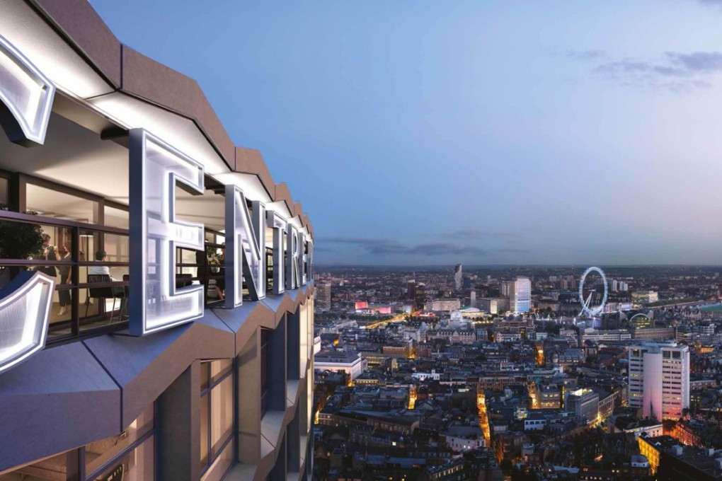 A Chinese student, 18, recently moved into a 1,260 sq ft flat in the Centre Point tower in London, which has stunning views of the city. Photo: Savills
