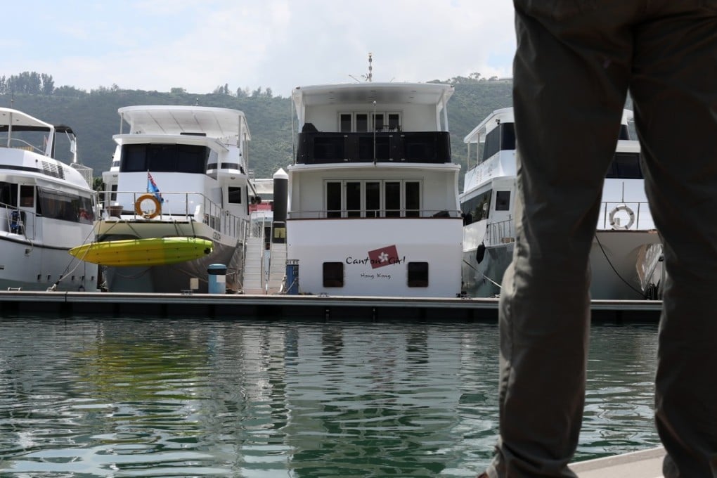 Boats at Discovery Bay Marina Club, which is set to close for development, forcing out residents who live on their vessels. Photo: Nora Tam