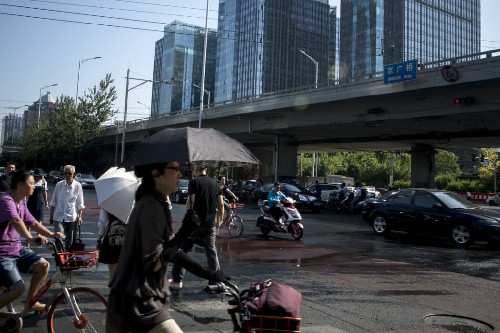 A more strict collection of social security taxes will cut corporate profits by 2.5 per cent and chip 0.6 percentage points from China’s normal economic growth. Photo: Bloomberg