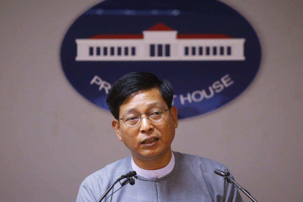 Myanmar's government spokesman Zaw Htay says he will no longer answer phone calls from media. Photo: EPA