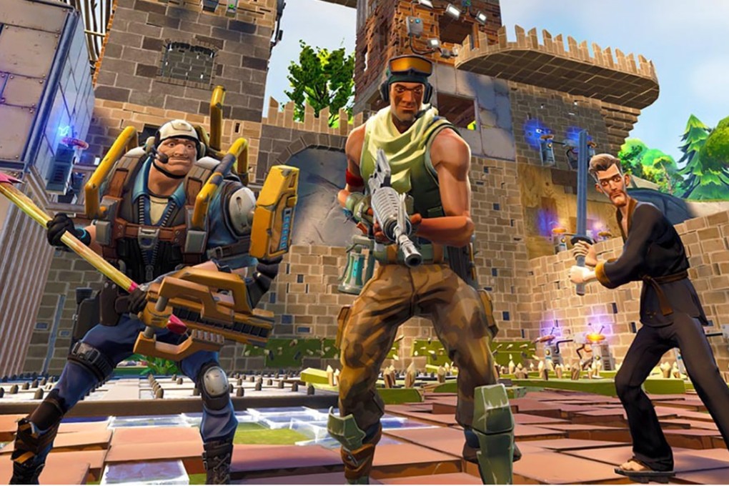 Characters from the Fortnite video game prepare to fight to the death. The game’s revenue growth has slowed. Photo: NZME
