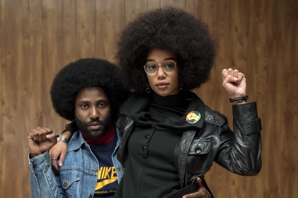 John David Washington and Laura Harrier in BlacKkKlansman, directed by Spike Lee. Photo: Handout