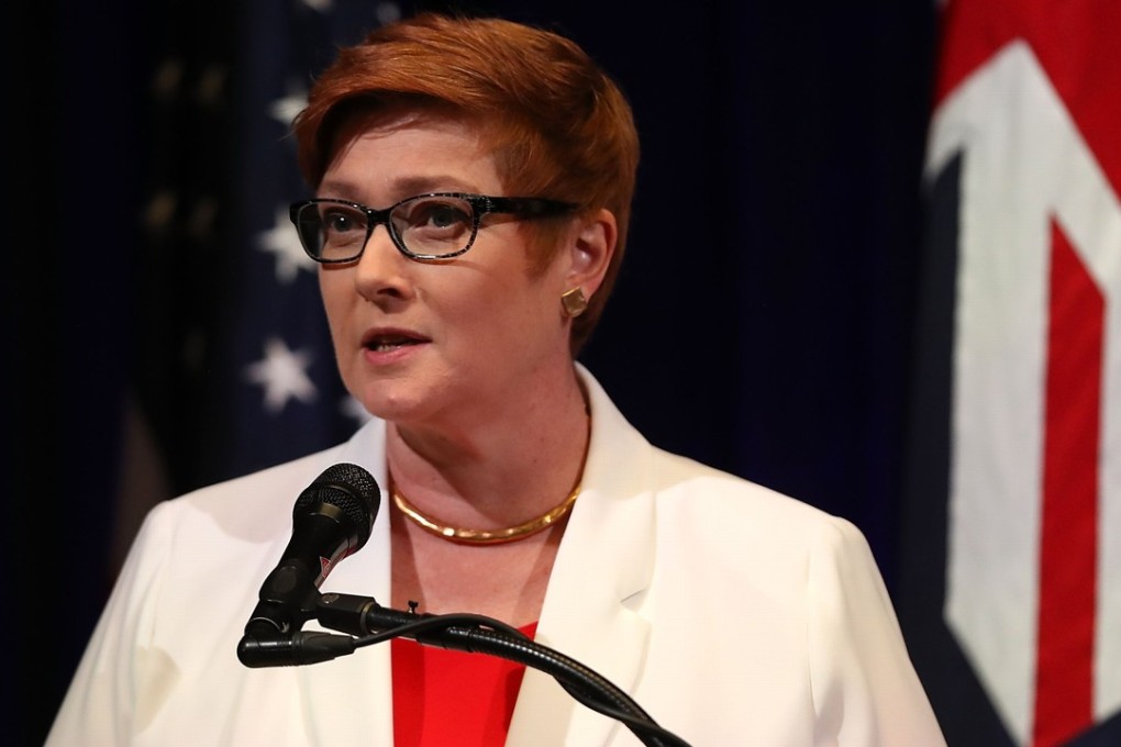 Marise Payne, Australia’s new foreign minister. Photo: AFP