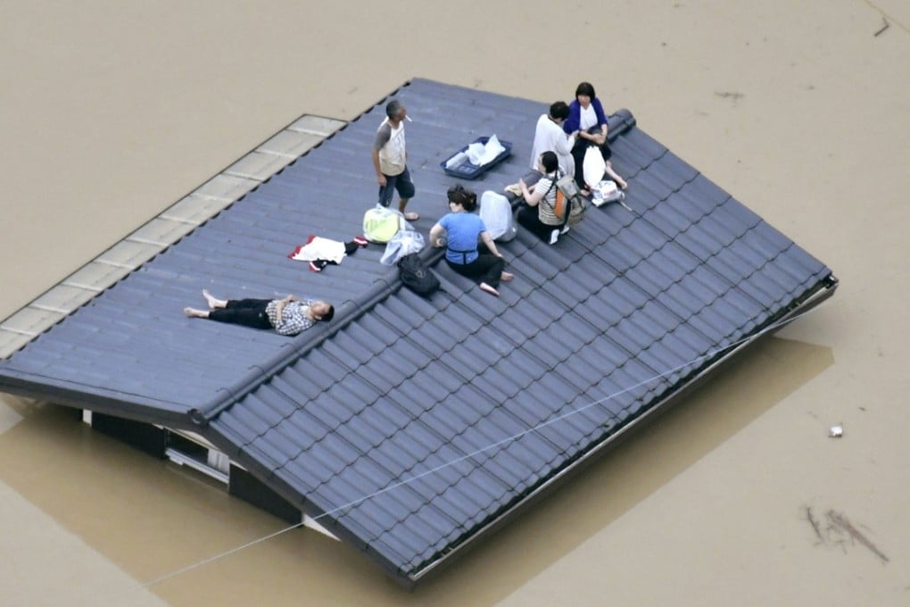 Japan is recovering from the most powerful typhoon to hit the country in a quarter of a century and a 6.7 magnitude earthquake. Photo: AP